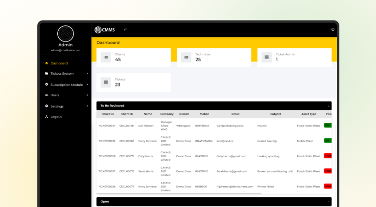 CMMS Engineering Platform